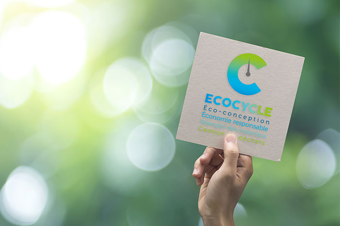 Label ECOCYCLE - label d'economie circulaire de SOCOTEC