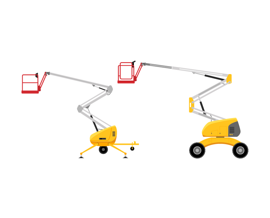 Illustration d'un engin de chantier