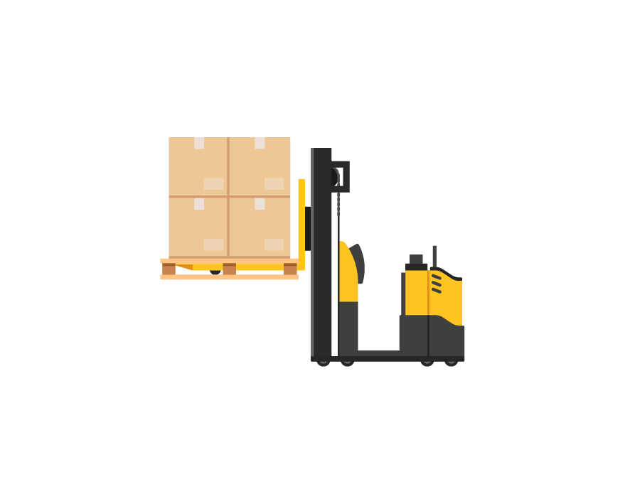 Illustration d'un engin de chantier