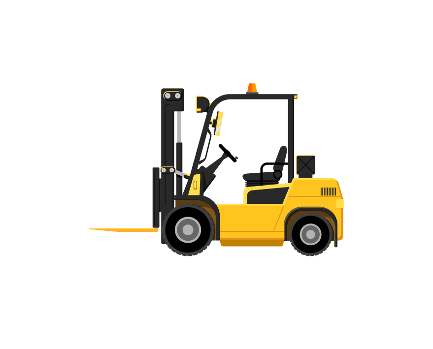 Illustration d'un engin de chantier