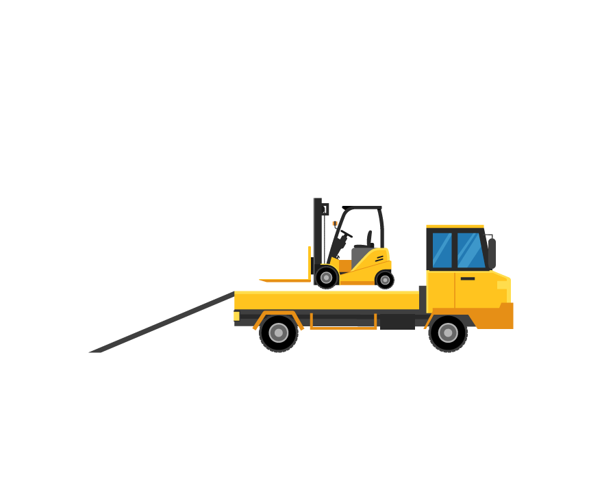 Illustration d'un engin de chantier